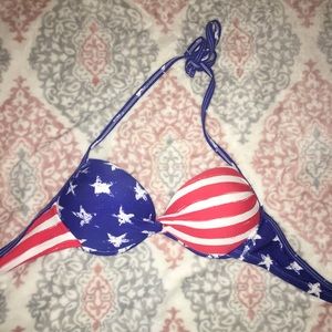 american flag bikini top